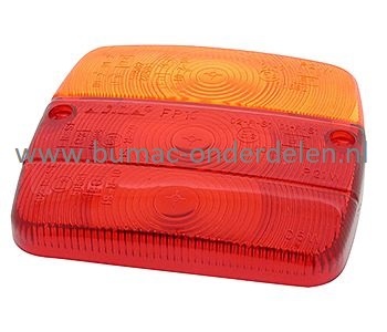 Linker of Rechter Lampglas voor Aanhangers Achterlicht, Richtingaanwijzer, Remlicht  lamp Vervang glas voor achterlicht Aanhangwagen