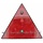 Driehoek Reflector Rood voor Aanhangers 
