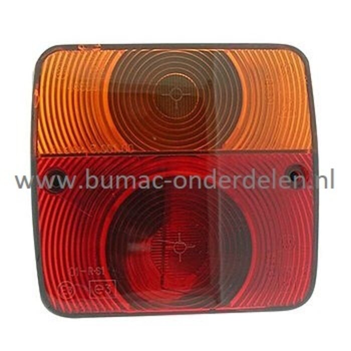 Rechter/Linker Achterlicht voor Aanhangers, Richtingaanwijzer, Remlicht, Kentekenverlichting  lamp voor achterlicht Aanhangwagen
