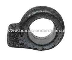 Aanlasoog voor Klepsluiting 36x16 mm Aanlas Oog voor klepsluiting op Aanhangwagens, Aanhangers, Kiepkarren Bevestiging, Boutbevestiging, Sluiting, Vergrendeling