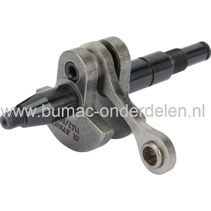 Krukas met drijfstang voor STIHL 017, 019T, MS170, MS190T op Kettingzagen, Motorzagen, Krukas