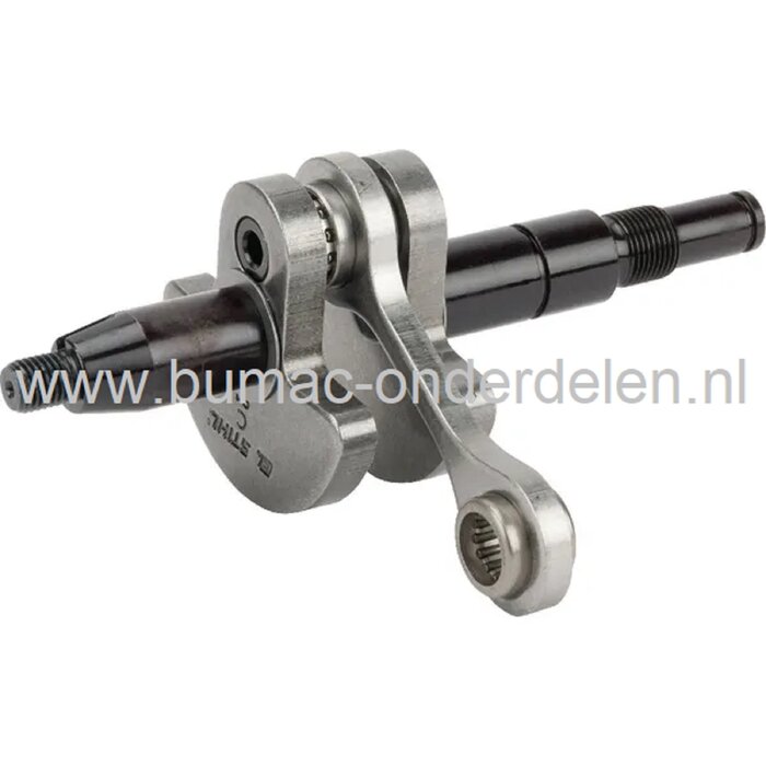 Krukas met drijfstang voor STIHL 021, MS210 op Kettingzagen, Motorzagen, Krukas