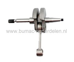 Krukas met drijfstang voor STIHL 050, 051, 075, 076, TS50, TS510 op Bandenzagen, Krukas