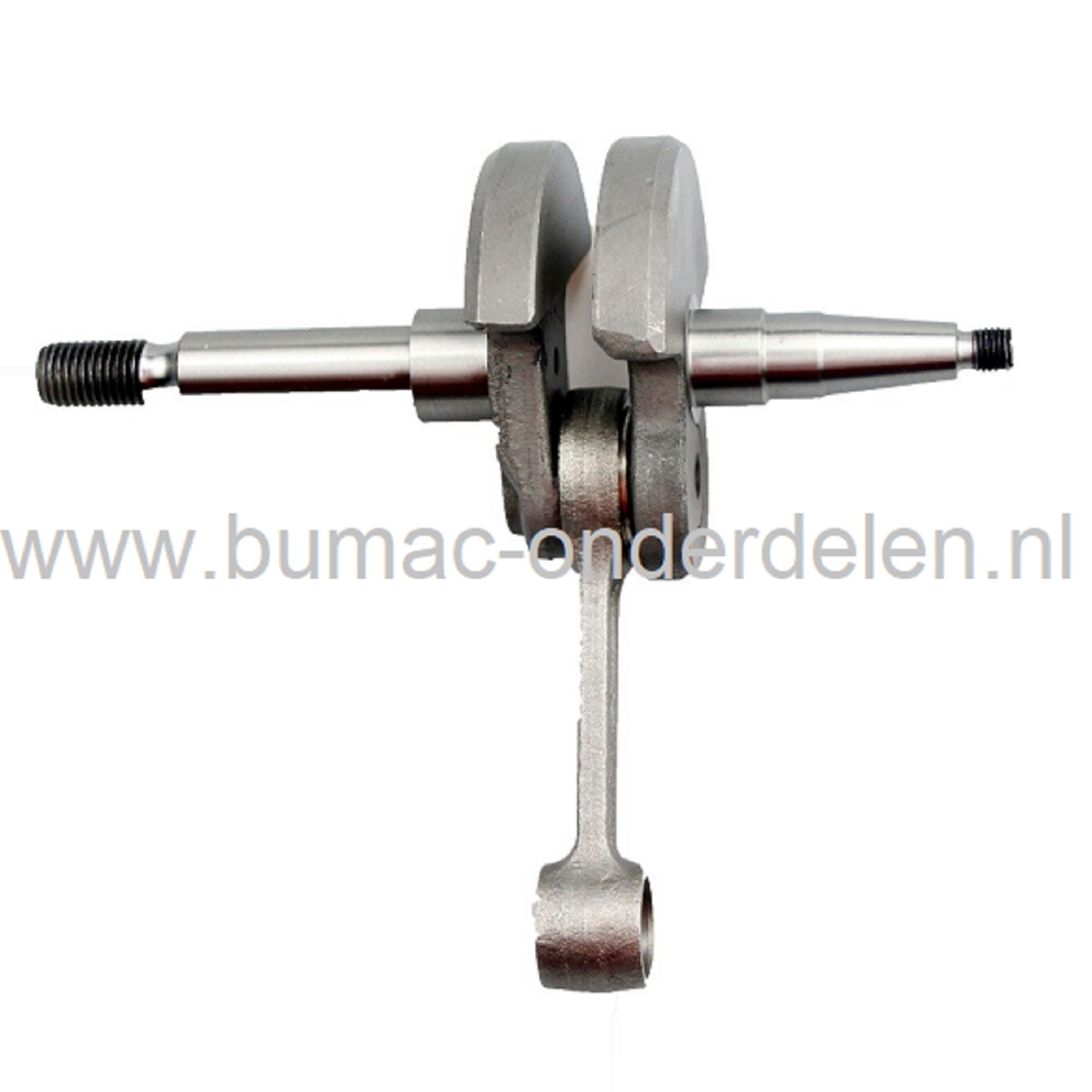 Krukas met drijfstang voor STIHL 050, 051, 075, 076, TS50, TS510 op Bandenzagen, Krukas