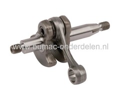 Krukas met drijfstang voor STIHL HS81R, HS81T, HS86R op Heggenscharen, Krukas