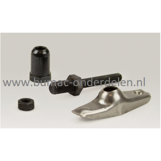 Tuimelaar Set voor inlaat - uitlaat klep op Loncin motoren, Grasmaaiers, Veegmachines, G160F, G200FD, LC1P61FA, LC1P65FA, LC1P68FA, LC1P70F, LC1P70FA, LC168F-1, LC168F-2, LC168F-2H, onderdeel