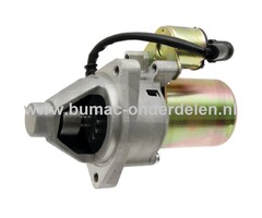 Startmotor voor LONCIN Motoren op Trilplaat, Tuinfrees, Kooimaaier, Aggregaat, Veegmachine, Verticuteermachine, Hakselaar, Hoogwerker, Generator, Houtversnipperaar, Zitmaaier, Frontmaaier, Grasmaaier G390FD