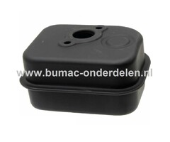 Uitlaat voor LONCIN Motoren op Trilplaat, Tuinfrees, Kooimaaier, Aggregaat, Veegmachine, Verticuteermachine, Hakselaar, Hoogwerker, Generator, Houtversnipperaar, Zitmaaier, Frontmaaier, Grasmaaier Knaldemper LC1P61FA, LC1P65FA, LC1P68FA, LC1P70F, LC1P70FA