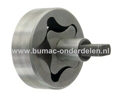 Oliepomp voor LONCIN Motoren op Trilplaat, Tuinfrees, Kooimaaier, Aggregaat, Veegmachine, Verticuteermachine, Hakselaar, Hoogwerker, Generator, Houtversnipperaar, Zitmaaier, Frontmaaier, Grasmaaier Olie Pomp, Oliepomp LC1P92F1