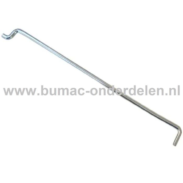 Regulateurstang voor LONCIN Motoren op Trilplaat, Tuinfrees, Kooimaaier, Aggregaat, Veegmachine, Verticuteermachine, Hakselaar, Hoogwerker, Generator, Houtversnipperaar, Zitmaaier, Frontmaaier, Grasmaaier G160F, G200F, G200FD, LC168F1, LC168F2, LC168F2H