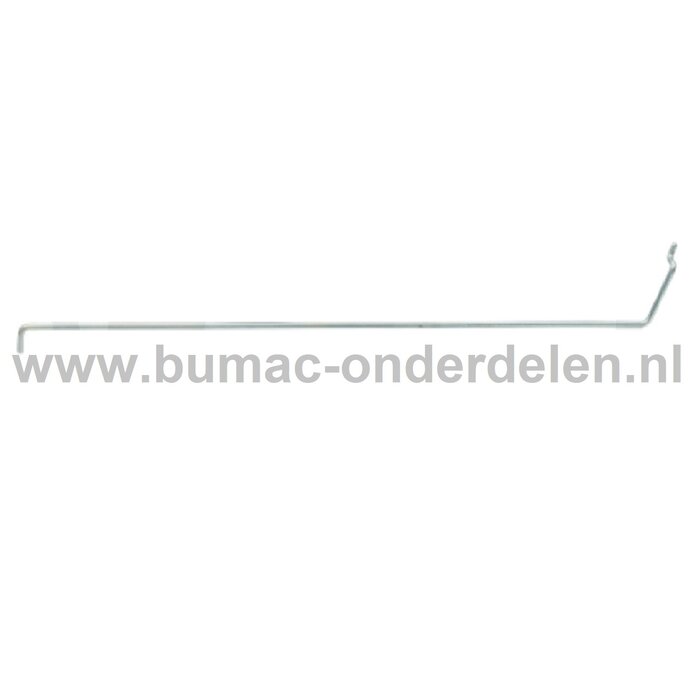 Regulateurstang voor LONCIN Motoren op Trilplaat, Tuinfrees, Kooimaaier, Aggregaat, Veegmachine, Verticuteermachine, Hakselaar, Hoogwerker, Generator, Houtversnipperaar, Zitmaaier, Frontmaaier, Grasmaaier Regulateur Stang, Regulateurstang LC1 P61FA, LC1P6