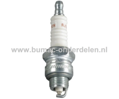 Bougie RJ12YC voor Diverse Motoren op Bosmaaiers, Trimmers, Motorzeisen, Heggenscharen, Spartamet Ontstekingskaars W16PR-U, W8F, W8FC, W9F, W9FC, W125T6, W125TR6, W145T6, W145TR6, WR8F, WR8FC, WR8FP, WR8FPY, WR9F, WR9FC, WR9FCY, WR9FY, J11Y, J12Y, J12YC,