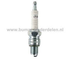 Bougie L77JC4 voor Diverse Motoren op Bosmaaiers, Trimmers, Motorzeisen, Heggenscharen Ontstekingskaars W27FSR, BR9HS, L77JC4