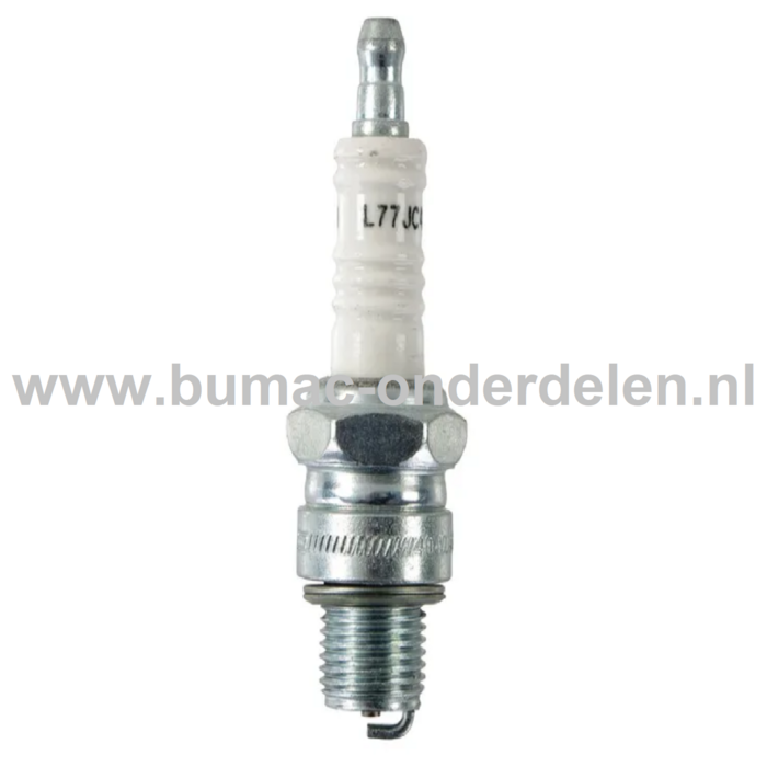 Bougie L77JC4 voor Diverse Motoren op Bosmaaiers, Trimmers, Motorzeisen, Heggenscharen Ontstekingskaars W27FSR, BR9HS, L77JC4