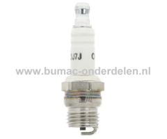 Bougie DJ7J voor Diverse Motoren op Bosmaaiers, Trimmers, Motorzeisen, Heggenscharen Ontstekingskaars DJ7J, DJ8J, HS8E, 77-304-1, WA20M, BM6F
