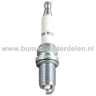 Bougie RC9YC4 voor Diverse Motoren op Bosmaaiers, Trimmers, Motorzeisen, Heggenscharen Ontstekingskaars K22PBR-S, FR5DTC, RC8DMC, RC9YC4, BCPR7ET