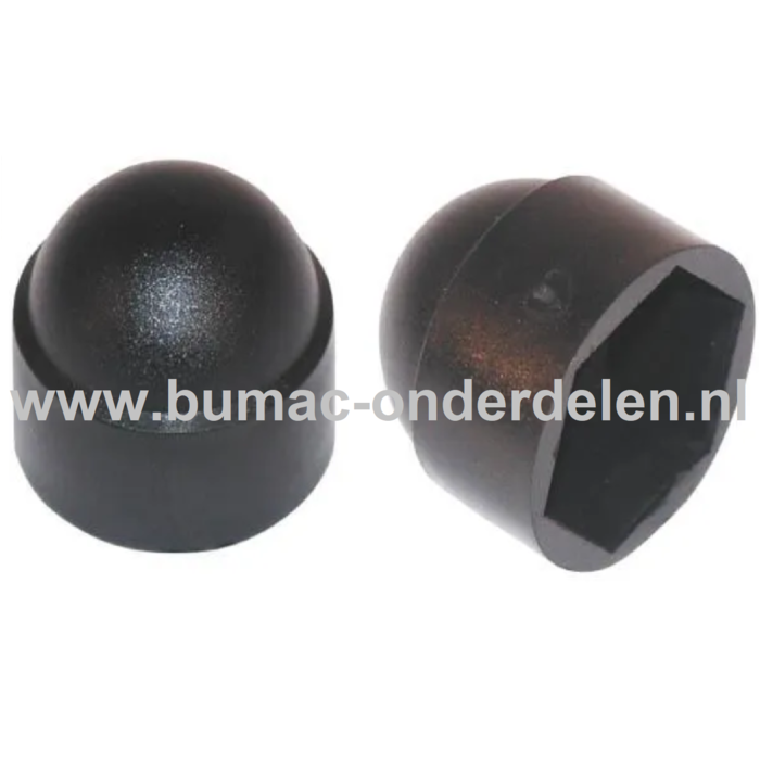 Beschermkap Zeskant 18,8 mm voor het beschermen van Bouten - Moeren, Wielen, Constructies, Aanhangers, Zitmaaiers of ter Decoratie, Kap, Bescherming, Kappen