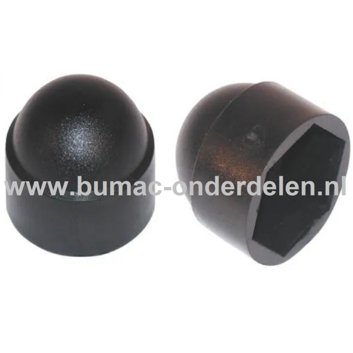 Beschermkap Zeskant 23,8 mm voor het beschermen van Bouten - Moeren, Wielen, Constructies, Aanhangers, Zitmaaiers of ter Decoratie, Kap, Bescherming, Kappen