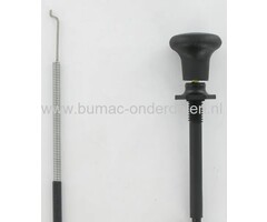 Chokekabel voor MTD, YARDMAN, CUBCADET, LAWNFLITE, WOLF, BOLENS, MASSEY FERGUSON, GUTBROD, COLUMBIA Zitmaaiers, Zero Turn Maaier D506NR, DLX96SA, GLX105RA, GLX105RAL, GLX105RHGLX107, GLX92, SLX107, ELX96, MF36-15, MF38-15, MF41-18, MF42-18, MF36-15 MF30-1