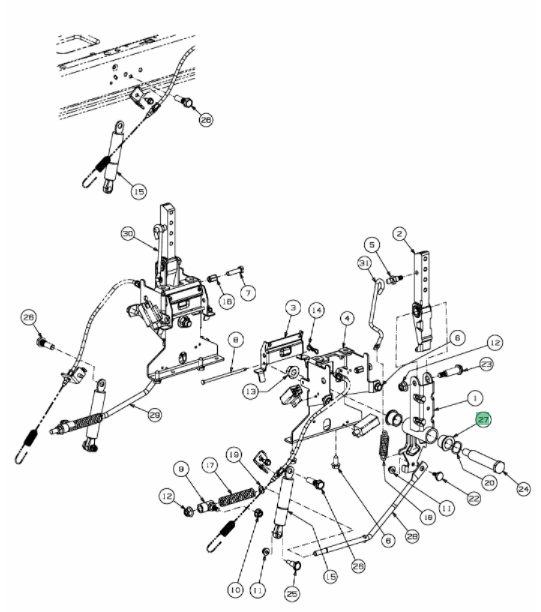 Flenslager voor MASSEY FERGUSON, MTD, CUBCADET, TROY-BILT MF50-22ZT, MF50-23ZT, Z170DH, RZT42, RZT50, RZT54, RZTL50, RZTL54, RZTL42, LZ60, Z1107, Z1127, Z1137, MUSTANG XP 50, L60, Z1122 op Zero Turn Maaiers, Flens, Lager, Bronzenbus