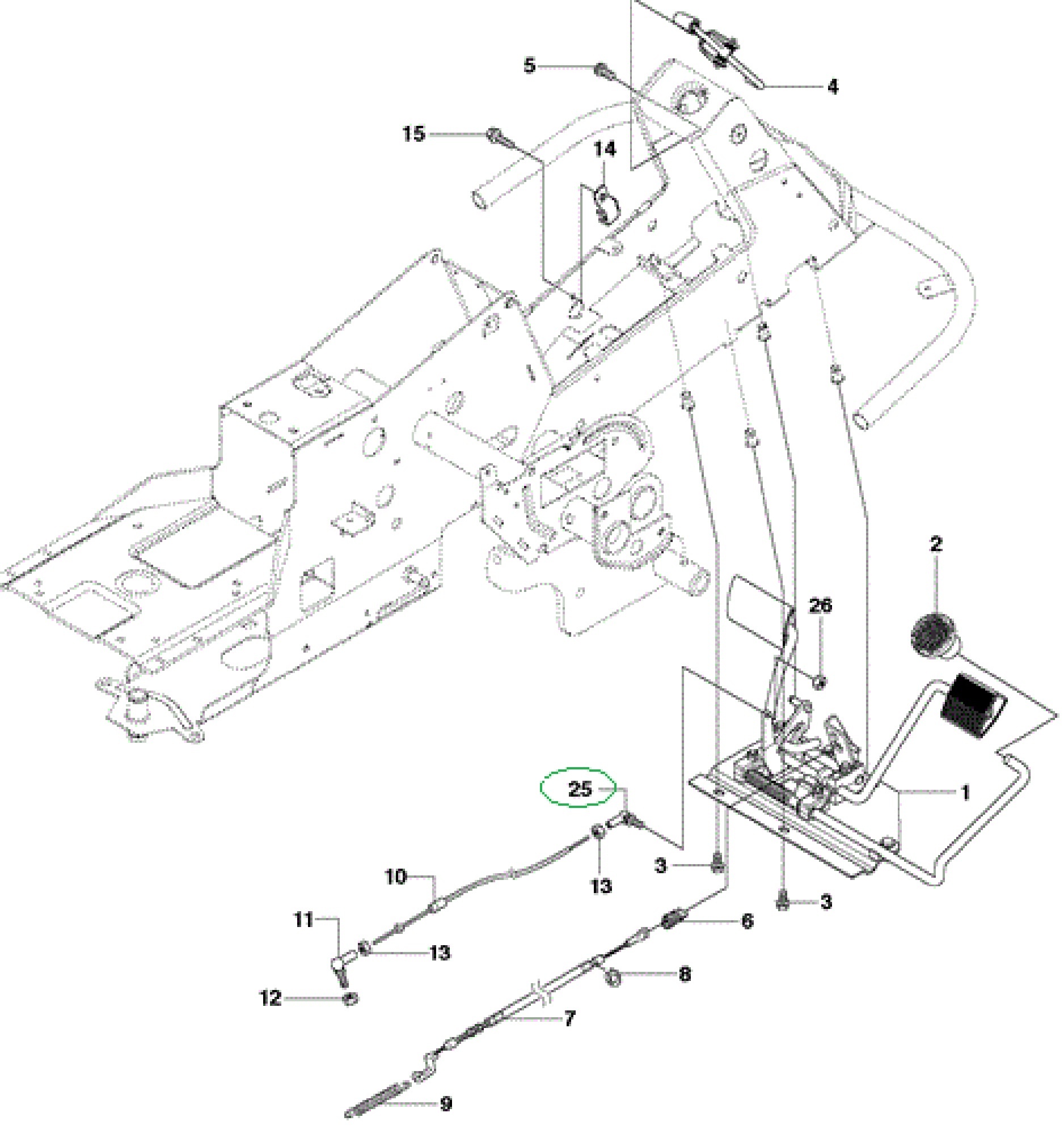 Stuurkogel voor HUSQVARNA P524, PR17, PROFLEX, PT26D, R422TS, R112C, R112C5, R115, R13C5, R15Tm R213C, R214, R215TX, R216, R316, R318, R320AWD, R322T, R418TS, R419TSX, R422, RC318T, RC320, RIDER, JONSEREND FR13, FR2111, FR2113, FR2116, FR2211, FR2213, FR2
