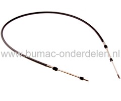 Hydrostaat Kabel voor HUSQVARNA, JONSEREND, ZENOAH R112C, R115B, R115C, RIDER 111B, FR2312 MA, FR2315 MA, FMZ1200 op Zitmaaiers, Frontmaaiers, Trekkers, Tuintrekkers, Kabel