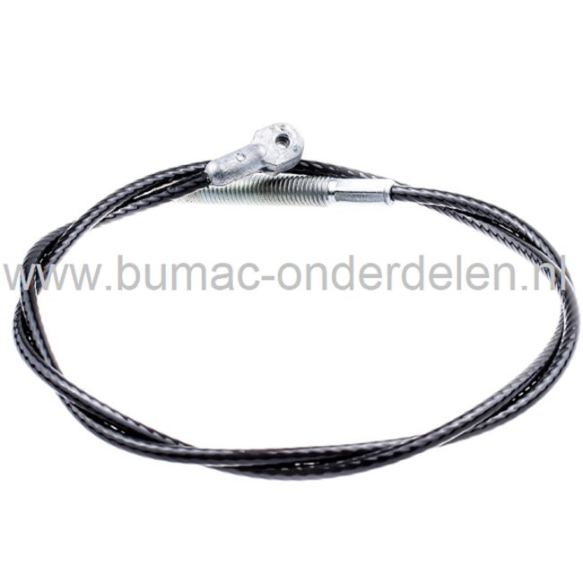 Stuurkabel voor HUSQVARNA, JONSEREND, ZENOAH PROFLEX, R112C, R115B, R115C, RIDER, FR13, FR2111, FR2113, FR2115, FR2116, FR2311, FR2312, FR2315, FRH13, FRM13, FMZ1200 op Zitmaaiers - Frontmaaiers - Tuintrekkers, Kabel