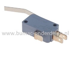 Microschakelaar voor HUSQVARNA, JONSERED, MCCULLOCH, PARTNER, ZENOAH P524, P524EFI, PR17, PR17 AWD, PROFLEX 21, PROFLEX 21 AWD, R 422 Ts, R 422 Ts AWD, R112 C, R112 C5, R115 B, R115 C ,R15 T AWD ,R15 Ts AWD ,R213 C, R214 T, R214 T AWD, R214 TC, R214C, R2