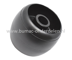 Steunwiel voor HUSQVARNA, JONSERED, MCCULLOCH, PARTNER, MTD, WHITE R112 C, R112 C5, R115 B, R115 C, RIDER 111 B, RIDER 111 B5, RIDER BATTERY, FR2311 M, FR2312 M, FR2312 MA, FR2315 MA, M105, M105-85F, M105-97F, M125, M125-85F, M125-85FH, M125-97FH, FMZ12