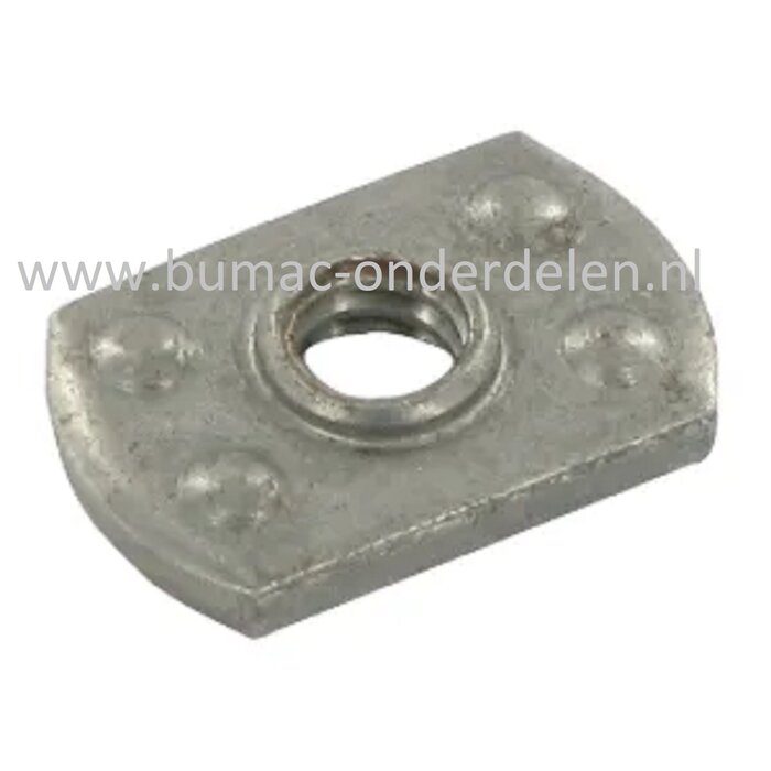 Moer 1/4-20 voor MTD, Wolf, Cub Cadet Zitmaaiers, Tuintrekkers Wolf Ambition 107.175 H, Ambition 96.155 H, Blue Power 107.175 H, Select 107.175 T, Select 96.130 T, Expert 13.96 H, MTD LF 155, LF 125, LF 135, LG 175, LG 135, P 155 HF, P 180 HG, SD 20/107 H