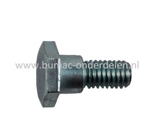 Bout 3/8-16 x 12,6 mm voor Motorkapsteun en Maaidekophanging op MTD, Wolf, Yardman, Bolens, Cub Cadet Zitmaaiers  - Tuintrekkers Bolens BL 135/96 T, BL 175/107 T, BL 200/107 H, Wolf Ambition 107.175 H, Ambition 96.155 H, Blue Power 107.175 H, Select 107.1