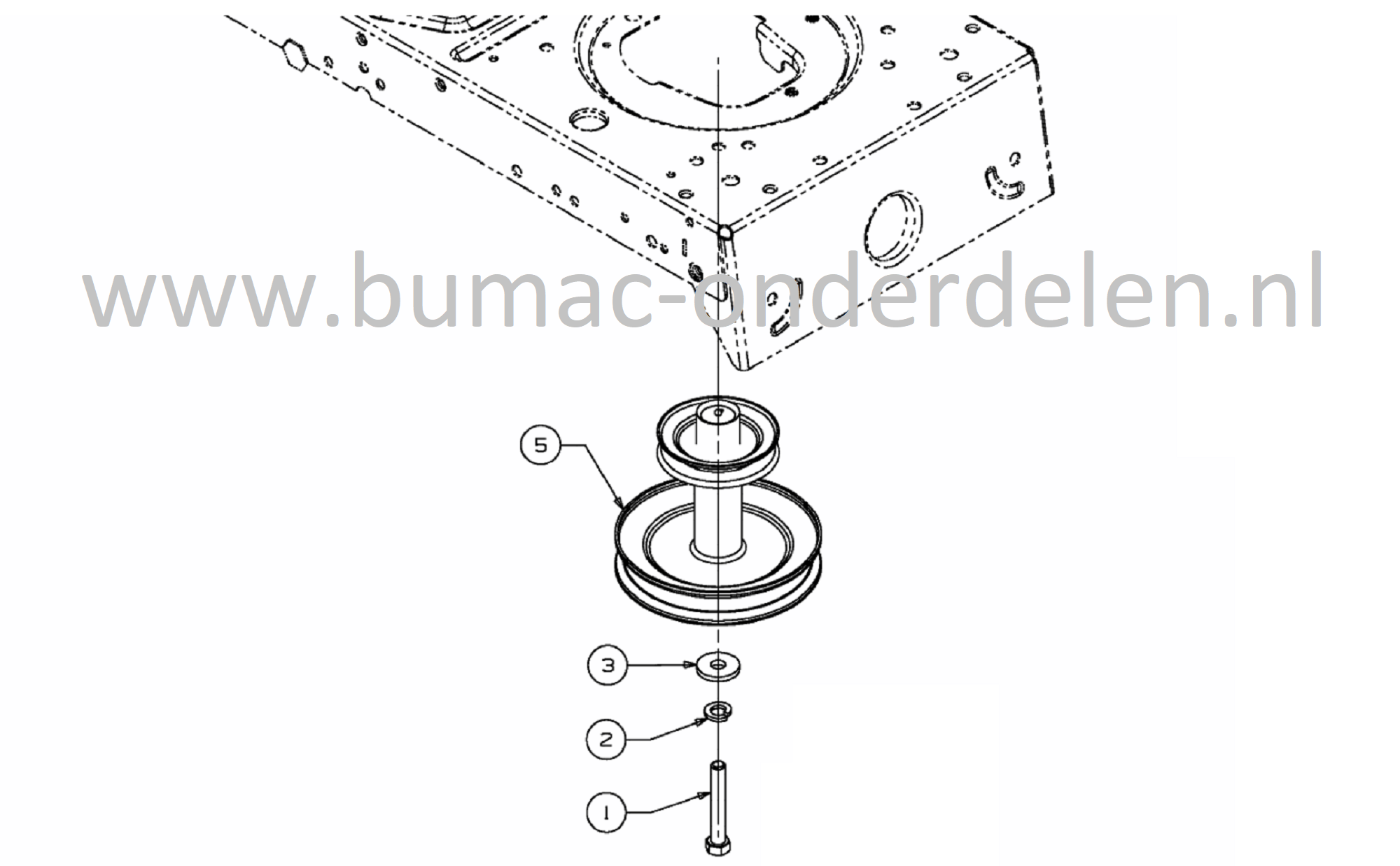 Motorpoelie voor MTD, Wolf, CubCadet Zitmaaiers, Tuintrekkers Wolf Ambition 105.175 H, 92.130 H, Blue Power 105.200 H, 92.160 H, E 13/92 H, MTD Optima LN 155, P 180, LN 175, LN 200, Smart RN 145, RE 130 H, Power 1750, DL 92 H, LT 92, LT 105 EXHK, Cub Cade
