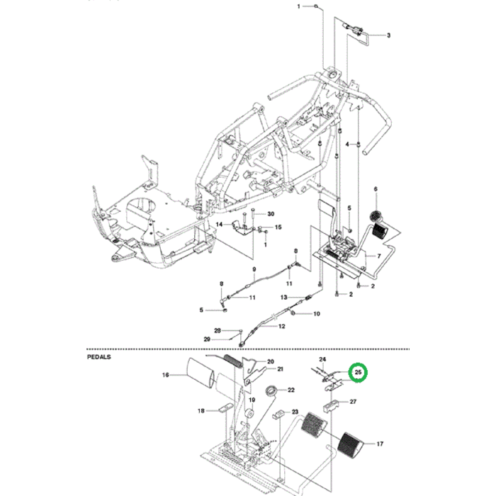 Microschakelaar voor HUSQVARNA, JONSERED, MCCULLOCH, PARTNER, ZENOAH P524, P524EFI, PR17, PR17 AWD, PROFLEX 21, PROFLEX 21 AWD, R 422 Ts, R 422 Ts AWD, R112 C, R112 C5, R115 B, R115 C ,R15 T AWD ,R15 Ts AWD ,R213 C, R214 T, R214 T AWD, R214 TC, R214C, R2