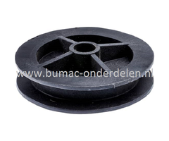 Poelie voor Ketting Hoogte Instelling van Maaidek voor HUSQVARNA, JONSERED, PARTNER. MCCULLOCH, ZENOAH PR17, PR17 AWD, PROFLEX 1200, PROFLEX 18, PROFLEX 20, PROFLEX 21, PROFLEX 21 AWD, PROFLEX 21 II, R 422 Ts, R 422 Ts AWD, R112 C, R112 C5, R115 B, R115 C