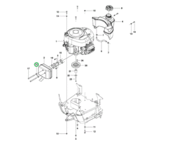 Borgring voor HUSQAVARNA, JONSERED, PARTNER, MCCULLOCH, ZENOAH R112C, R112C5, FR2312M, FR2312MA, M105, M105-85F, M105-97F, M125, M125-85F, M125-85FH, M125-97FH, FMZ1200 op Zitmaaiers - Frontmaaiers - Tuintrekkers