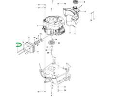 Kraagbout voor HUSQAVARNA, JONSERED, PARTNER, MCCULLOCH, ZENOAH R112C, R112C5, FR2312M, FR2312MA, M105, M105-85F, M105-97F, M125, M125-85F, M125-85FH, M125-97FH, FMZ1200 op Zitmaaiers - Frontmaaiers - Tuintrekkers