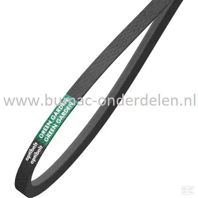 V-snaar 13x875 mm voor HUSQVARNA, JONSERED, PARTNER, MCCULLOCH, ZENOAH R112C, FR2312MA, FMZ1200 op Zitmaaiers- Frontmaaiers - Tuintrekkers, Riem, Snaar