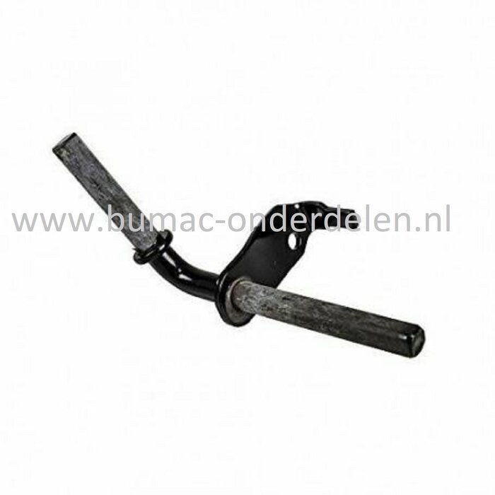 Wielas rechts voor MTD, Wolf, Bolens, Yardman, Cub Cadet Zitmaaiers - Tuintrekkers Bolens BL 135/96 T, BL 175/107 T, BL 200/107 H, Wolf Ambition 107.175 H, 96.155 H, Blue Power 107.200 H, Select 107.175 T, 96.130 T, E 13/96 H, Expert 107.175 H, MTD Optima