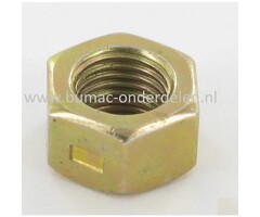 Moer 3/8-16 voor het bevestigen Stuurkogel op MTD, Wolf, Cub Cadet, Bolens Zitmaaiers, Tuintrekkers  Bolens BL 135/96 T, BL 175/107 T, BL 200/107 H, Wolf 105.175 H, 92.130 H, Blue Power 105.200 H, 92.160 H, Select 105.155 T, Ambition 107.175 H, 96.155 H,