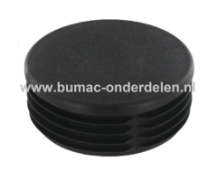 Inzetstuk Rond 48 mm Lamellenstop voor afdoppen van Ronde Buizen en bescherming tegen scherpe randen Profielen, Ronder Buizen, Kokers, Staven, Zitmaaiers, Aanhangers, Stoelen, Tafels, Kasten, Inzetstuk, Lammellen Stop, Afdekking