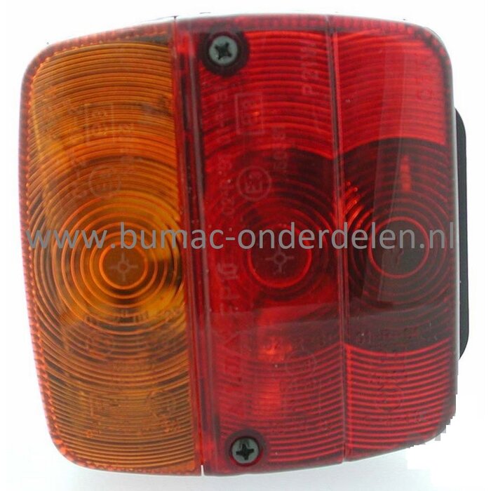 Rechter/Linker Achterlicht voor Aanhangers, Richtingaanwijzer, Remlicht, Kentekenverlichting  lamp voor achterlicht Aanhangwagen
