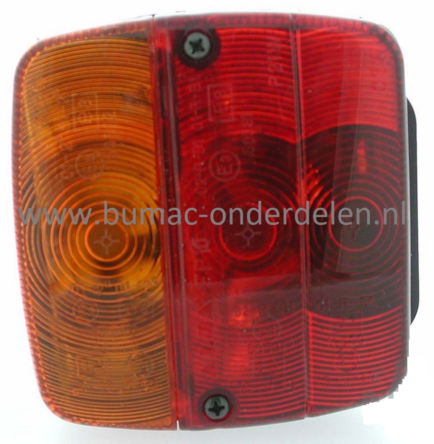 Rechter/Linker Achterlicht voor Aanhangers, Richtingaanwijzer, Remlicht, Kentekenverlichting  lamp voor achterlicht Aanhangwagen