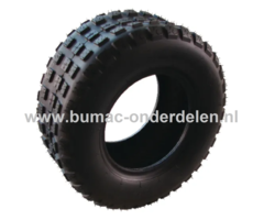 Buitenband Blok Profiel voor Zitmaaier - Frontmaaier - Tuintrekker - Grasmaaier, Band 14x5.50-6, 14x550-6