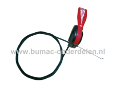 Gaskabel voor Murray Grasmaaier Gas Kabel, Gasbediening, Bediening 20805x50A, 20805x51A, 20255x19C, 20817A, 20905B, 20905x8C