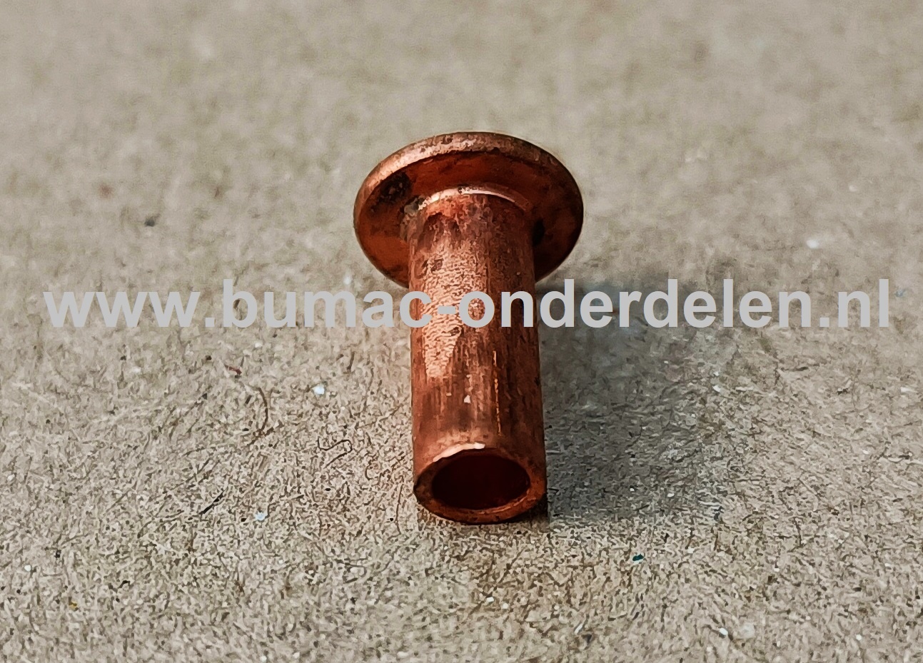 Klinknagel Koper 4x10 mm Een klinknagel is een Koperen bevestigingsmiddel die  bestaat uit een metalen pen die voorzien is van een verdikt uiteinde De meest toegepaste klinknagels hebben een ronde bolle of een verzonken zetkop Klinknagels zijn vaak vervaa