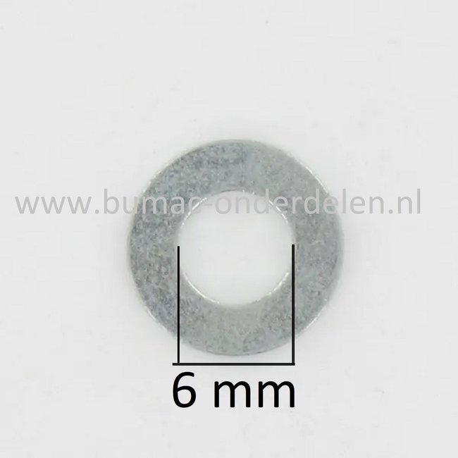 Gladde sluitring voor Regulateurtandwiel Binnen Ø 6 mm voor Honda Motoren op Grasmaaier, Veegmachine, Grasmachine, Loopmaaier, Gazonmaaier GXV160, GXV240, Ring, Carroseriering, GXV 140, GXV 160