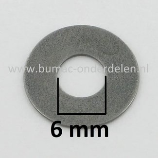 Sluitring voor Regulateurtandwiel Binnen Ø 6 mm Honda Motoren op Grasmaaier, Veegmachine, Grasmachine, Loopmaaier, Gazonmaaier GX160, GX240, GXV120, GXV160, GXV240, Carrosseriering, Ring, GX 160, GX 240, GXV 120, GXV 160, GXV240