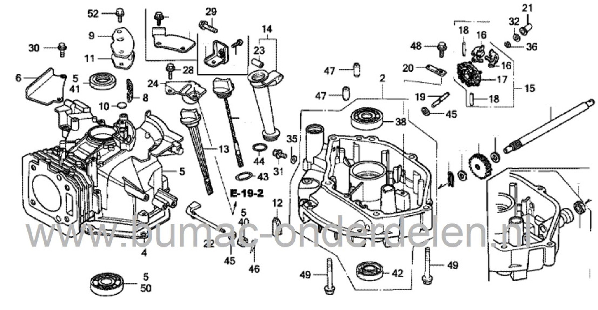 Borgveer voor Regulateurtandwiel op Honda Motoren voor Grasmaaier, Veegmachine, Grasmachine, Loopmaaier, Gazonmaaier GC190, GCV160, GCV190, GX270, GXV140, GXV160, Ring, Clip, GC 190, GCV 160, GCV 190, GX 270, GXV 140, GXV 160
