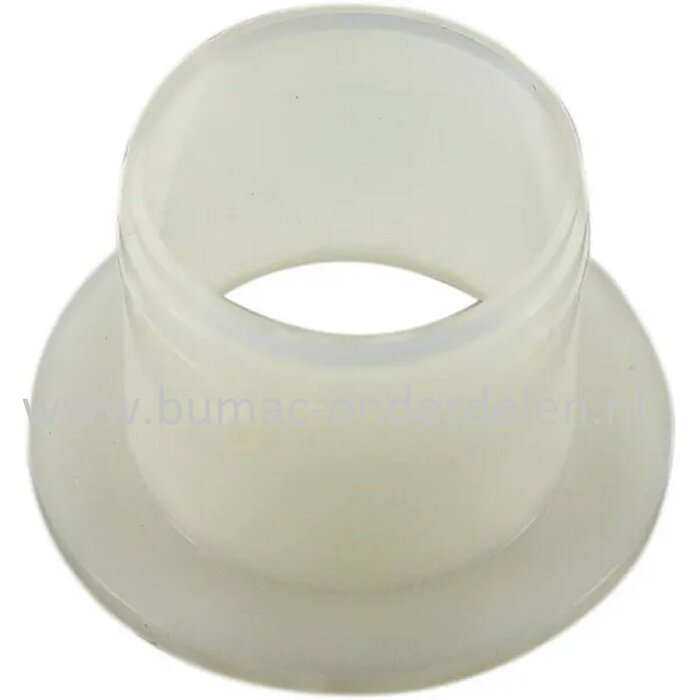 Kunststof Bus voor Snapper, Simplicity Zitmaaiers, Tuintrekkers 265X, 268X, 308X, SV182, SV212, CV212, 2650, 2680, 3080, 3080S, Lagerbus met Flens, Bus voor Stuurinrichting en Maaidekophanging, 265 X, 268 X, 308 X, SV 182, SV 212, CV 212