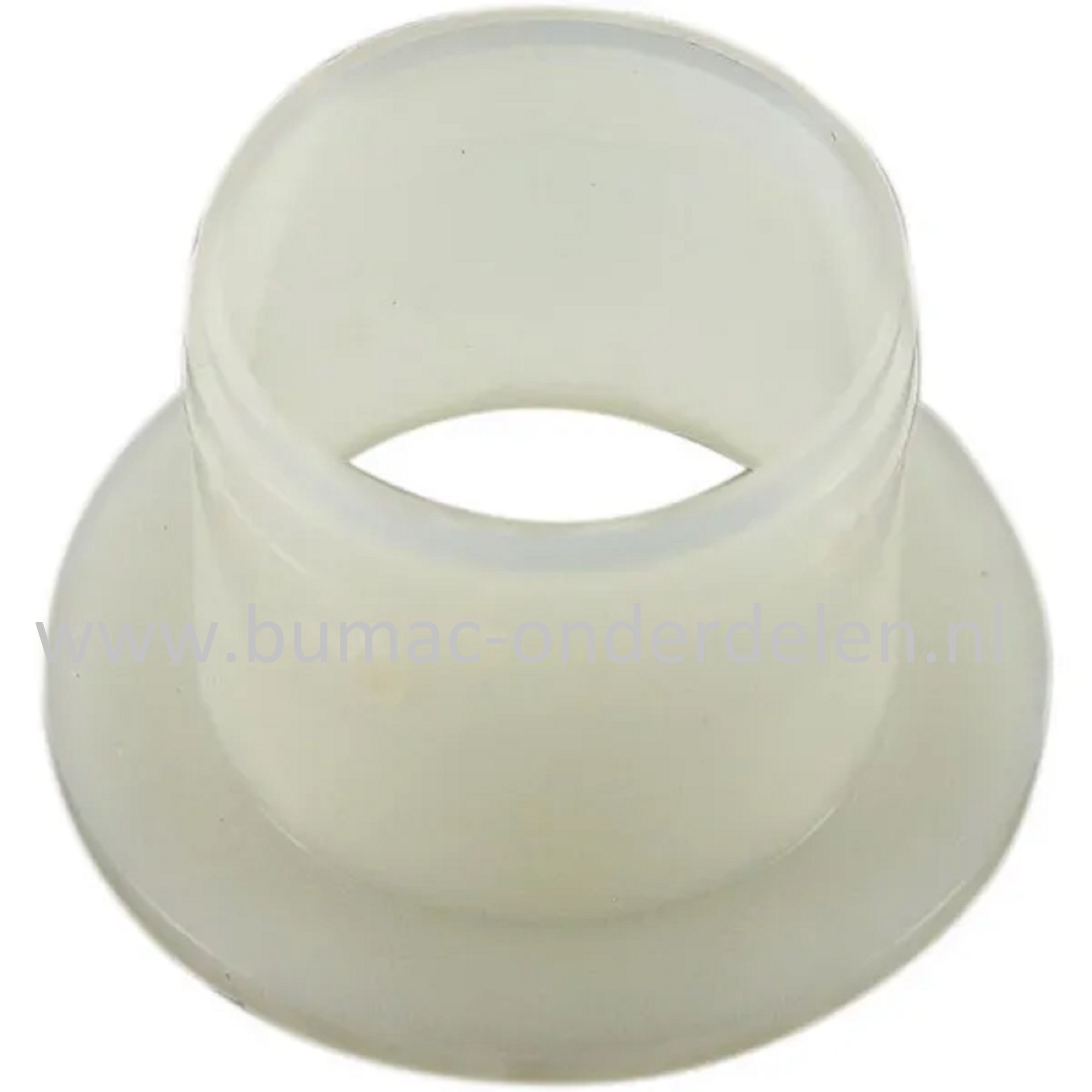 Kunststof Bus voor Snapper, Simplicity Zitmaaiers, Tuintrekkers 265X, 268X, 308X, SV182, SV212, CV212, 2650, 2680, 3080, 3080S, Lagerbus met Flens, Bus voor Stuurinrichting en Maaidekophanging, 265 X, 268 X, 308 X, SV 182, SV 212, CV 212